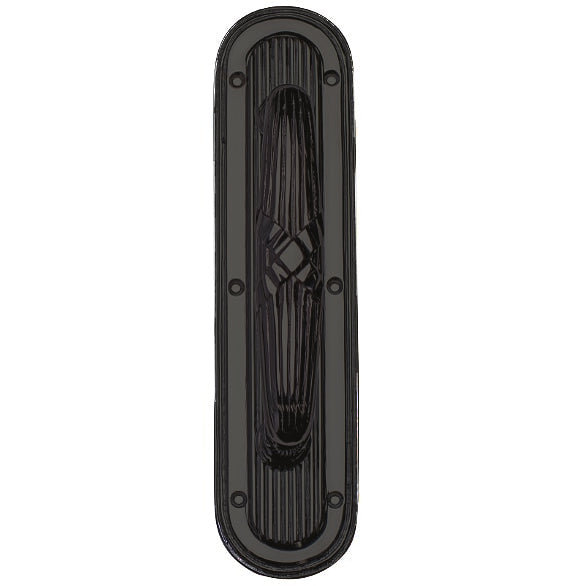 10 1/2 Inch Classic Art Deco Solid Brass Pull Plate (Oil Rubbed Bronze Finish) COPPER MOUNTAIN HARDWARE