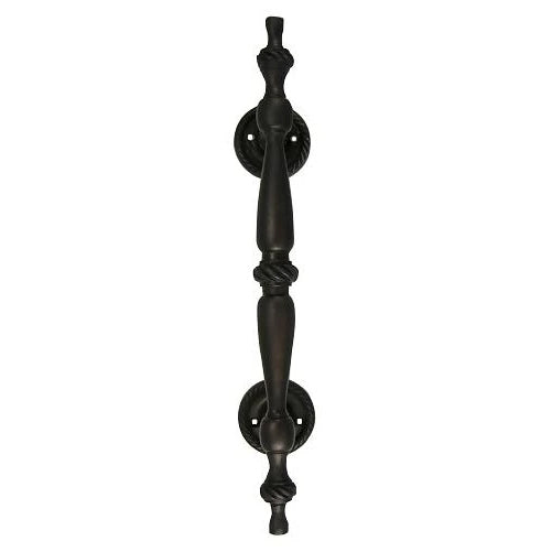 9 1/2 Inch Solid Brass Georgian Style Handle (Oil Rubbed Bronze Finish) COPPER MOUNTAIN HARDWARE