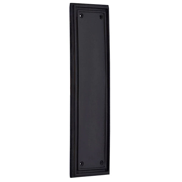 10 Inch Solid Brass Classic Style Push Plate (Oil Rubbed Bronze Finish) COPPER MOUNTAIN HARDWARE