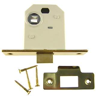 Polished Brass Mortise Latch Copper Mountain Hardware