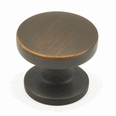 1 3/8 Inch Northport Round Cabinet Knob (Ancient Bronze Finish) SCHAUB