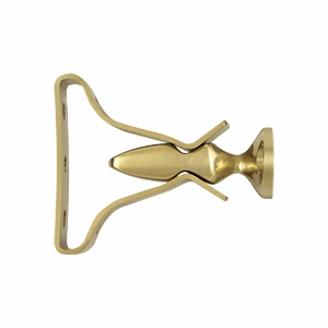 2 3/4 Inch Shutter Door Holder With Steel Bracket (Polished Brass Finish) DELTANA