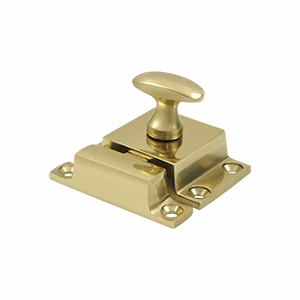 1 1/2 x 1 3/4 Inch Solid Brass Cabinet Lock (Polished Brass Finish) DELTANA