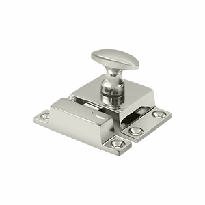 1 1/2 x 1 3/4 Inch Solid Brass Cabinet Lock (Polished Nickel Finish) DELTANA