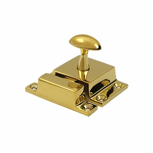 1 1/2 x 1 3/4 Inch Solid Brass Cabinet Lock (Polished Brass Finish) DELTANA