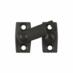 1 3/16 Inch Solid Brass Shutter Bar Door Latch (Oil Rubbed Bronze Finish) DELTANA